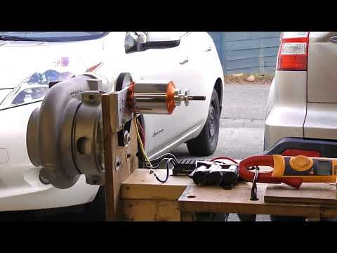 Turbocharger compressor electric drive experiments - Part 1