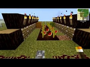 8.Как сделать ферму арбузов и тыкв в MineCraft
