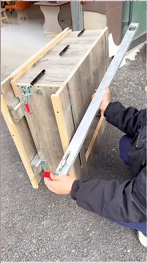 part523#How to make a straightedge on a#woodworking saw block🛠#woodworking quick clamp #Straightedge
