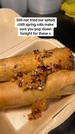 Salted Chilli Spring Rolls recipe — Chinese spring rolls to try
