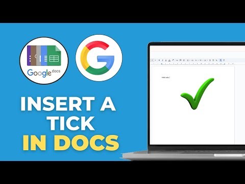 How to Insert a Tick on Google Docs | Google Slides