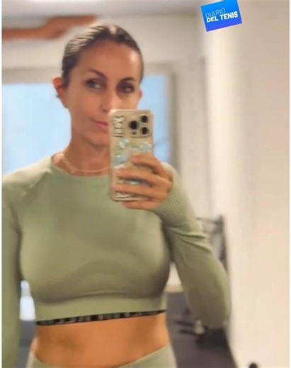 Gisela Dulko 🇦🇷 no deja de entrenar una vez retirada