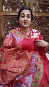 2.8K views · 33 reactions | Beautiful Murshidabad silk block print sarees 4700+$ For bookings pls what's app 9791860355 | Vijay Lakshmi sarees | Facebook