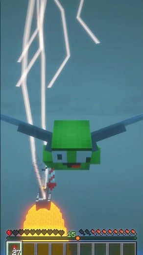 Infinite Lightning Minecraft Tutorial #minecraft #tutorials #gaming #fyp