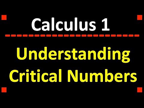 Definition of Critical Numbers and Finding Critical Numbers from Graphs ❖ Calculus