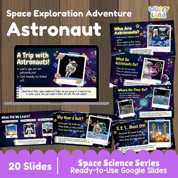 Astronauts & Space Exploration Presentation | Community Helpers Google Slides