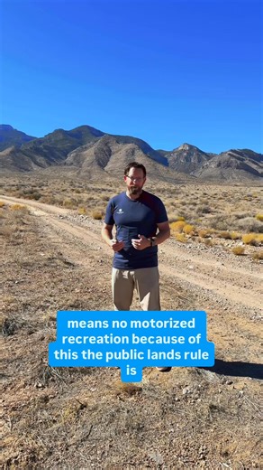 21K views · 370 reactions | The Public Lands Rule will restrict recreation access to 245 million acres of public land managed by the Bureau of Land Management. The rule creates a leasing scheme that will privatize control of public lands and limit access to casual recreation use only. This means the rule will be used to limit motorized recreation access on lands that should be managed for multiple use. #publicland | BlueRibbon Coalition | Facebook