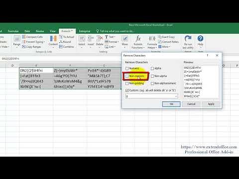 How To Remove Non Numeric Characters From Cells In Excel?