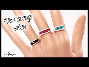 Easy stackable wirework ring