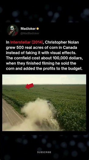Christopher Nolan vs CGI: 100k Intersteller Cornfield