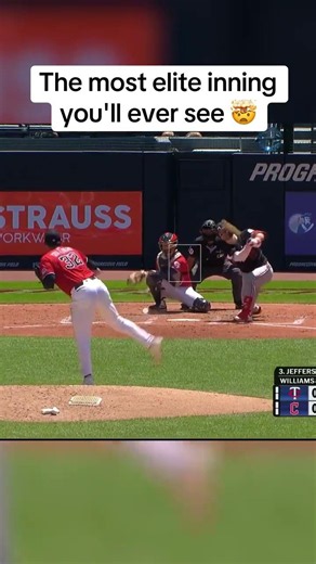 Gavin Williams just threw an immaculate inning! 9 pitches, 9 strikes, 3 outs 🤯 (via @MLB/TT)