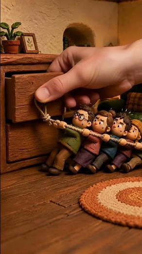 Jammed Drawer Saved by a Giant Hand #hitpaw #miniature #miniatureworld #hitpawvikpeavideoenhancer