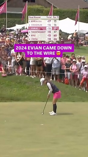 Last year’s Evian Championship was all the excitement we love in a major Sunday finish. ⚡️🏆 | Golf Channel