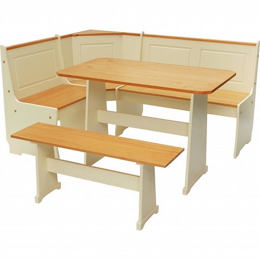 Buy Argos Home Haversham Pine Dining Table & 1 Pine Bench | Dining table and chair sets | Argos