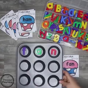 60K views · 674 reactions | Looking for a fun way to teach CVC words? These fun, hands-on centers cover things like segmenting and blending sounds, beginning and ending sounds as well as medial vowels. Kids will get to build, decode and read words in a variety of fun ways. https://planningplaytime.com/cvc-words-2/ | Planning Playtime - Learning Through Play | Facebook