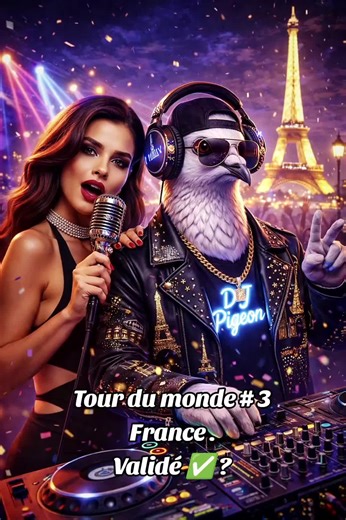 DJ Pigeon - Encore une nuit 🎧🔊🇫🇷 Tour du monde • 3 : France #djpigeon #tourdumonde #worldmusic #deepclub #france