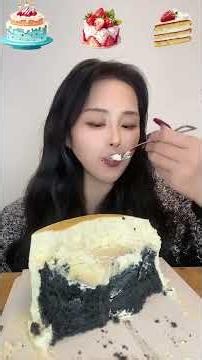 Asmr🍰Eating 🍰Rich & Silky Cream Cake | Pure Bliss In Every Bite！#ASMR