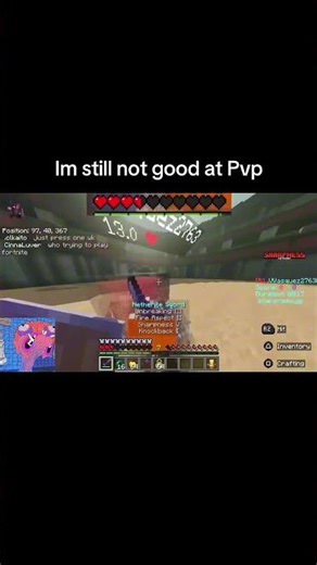 I really suck at pvp #minecraft #pvp #memes