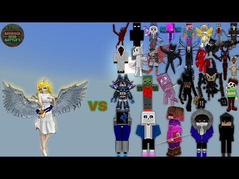 Clara the Judge vs Random Op Bosses | Minecraft Bedrock | MobBattle | Part 1
