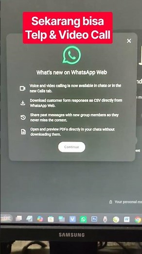 YANG BARU DI WHATSAPP WEB