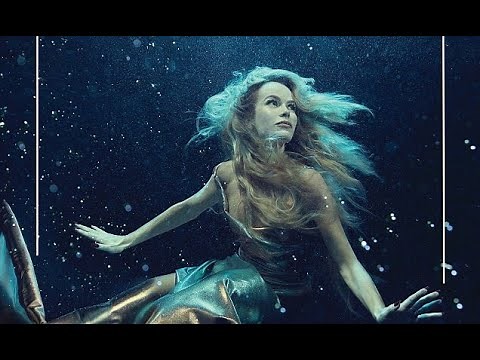 Amanda Holden poses underwater as mermaid for stunning PETA shoot