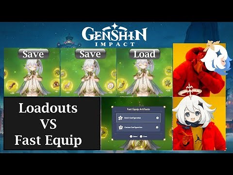 Fast Equip, How to, is it good, Artifact Loadouts Genshin Impact