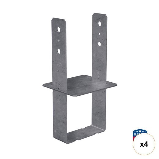 Simpson Strong-Tie CB Hot-Dip Galvanized Column Base for 8x8 Nominal Lumber - The Home Depot