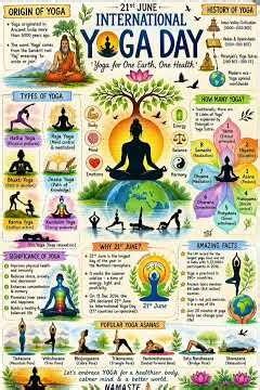 🧘 International Yoga Day 2026 | Yoga का जन्म, Types & Amazing Facts | Why 21 June?
