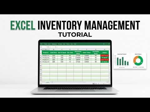 Create and Track a Basic Inventory List in Excel