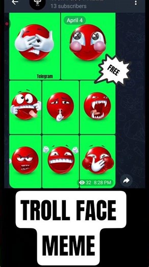 Troll Face Meme 👽 #shorts