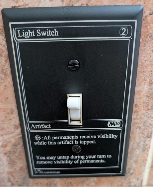 Magic the Gathering Inspired - Light Switch Plate/cover (wall Plates) - Etsy