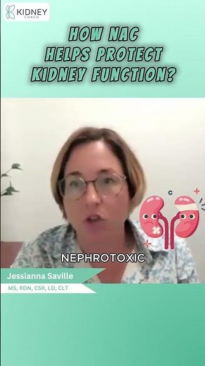 How NAC Helps Protect Kidney Function? | #KidneyHealth
