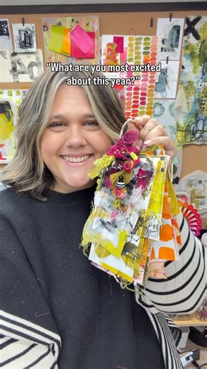 Brooke Henry | Mixed Media + Textile Artist on Instagram: "One week!! Registration begins in one week! The BB Bash happens once a year, and the countdown is on!! 7 days until you can sign up. 27 days until the kickoff call. A free 14 day creative event designed to help artists let go of perfection and reconnect with play! Block off time on your calendar 🔜 February 1-14, 2026 Comment BASH (or visit bio) to get on the waitlist 🩷"