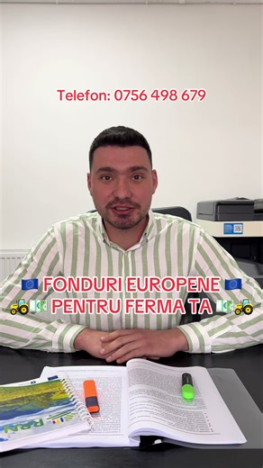 💶 NU rata până la 200.000€ pentru FERMA ta! 🚜 💣 Bani europeni disponibili prin DR-12 și DR-14: 🚜 DR-12 👉 până la 200.000€ 👉 contribuție proprie: 20% 🌱 DR-14 👉 până la 50.000€ 👉 contribuție proprie: 15% 🛠️ Cheltuieli eligibile: ✔️ tractoare și utilaje agricole ✔️ sere și solarii ✔️ hale, grajduri, depozite ✔️ sisteme de irigații ✔️ spații de producție ✔️ sisteme fotovoltaice 📌 Alege inteligent: DR-12 = crești mare DR-14 = începi sau dezvolți ⏳ Lansare APRILIE 2026 – cine e pregătit, câ
