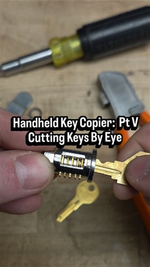 Lishi Key Clippers - Cutting Keys By Eye!