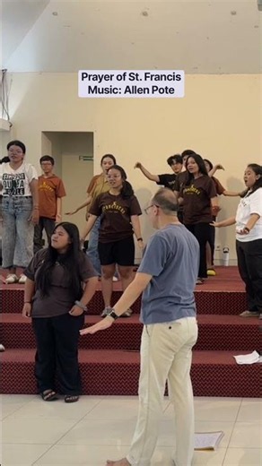 Prayer of St. Francis #paduansuara #paduansuarakatolik #catholicchoir #concertpreparation #catholic