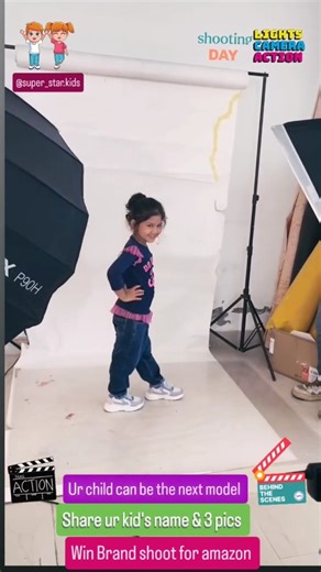 SuperStar kids contest | Ur child can be next model 📸🎬 limited seats Share ur kids name and 3 pictures 🎉 hurry up⏳ | Instagram