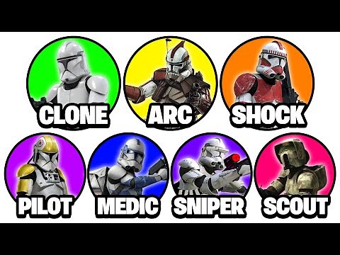 Every Clone Trooper Type Explained.