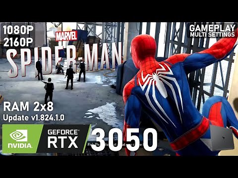 Marvel’s Spider-Man Remastered | RTX 3050 Laptop | 5600H | 2x8GB | Gameplay Multi Settings