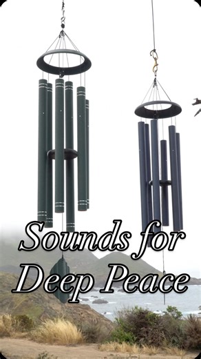 In a chaotic world, let’s share peace with one another ♥️ A Wind River chime is a reminder to breathe, to inspire harmony 🎶 Harmony is always available to us if we listen and tune in 🎶 And peace really is possible 🕊️ #windchimes #bigsur #relaxation #soundhealing #harmony | Wind River Chimes