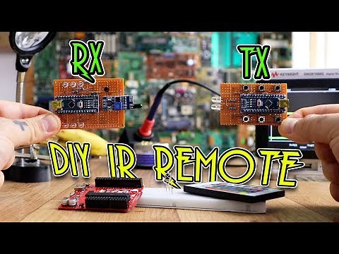 Homemade infrared remote and receiver