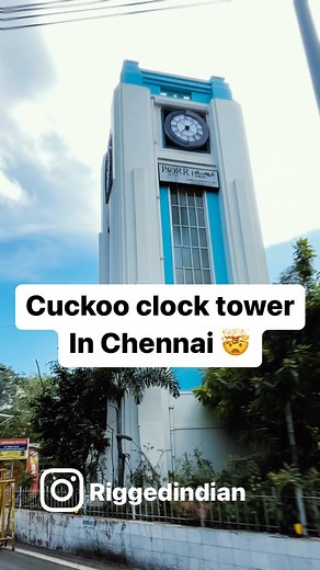 RiggedIndian on Instagram: "Cuckoo clock ⏰ tower in chennai mount road!!! Cgi concept video. #cuckoo #clocktower #chennai #chennairains #unreal"