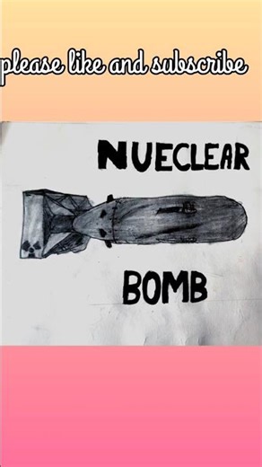 Nuclear Bomb Drawing 💣 | Step-by-Step Easy Sketch