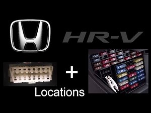 Honda Fit 2015-2020 and HR-V 2016-2022 OBD Port & Fuse Box Location