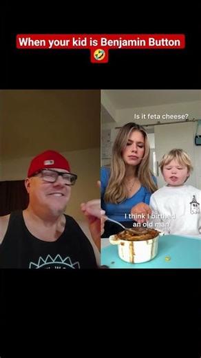 Little Benjamin Button 🤣