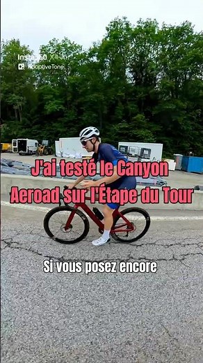 I tested the CANYON Aeroad at the Étape du Tour. ⛰️😳