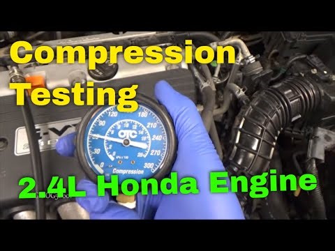 How to do a Compression Test - Honda 2.4L K24 Engine