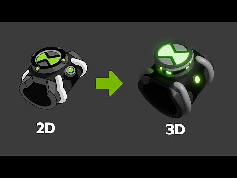Created a 3D model Ben10 Omnitrix