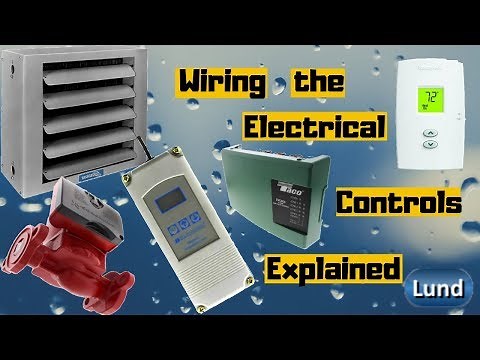 Garage Workshop Unit Heater Install Pt2 Electrical and Control Wiring