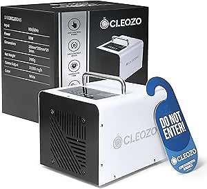 Ozone Generator 20,000 mg/h – Ozone Machine Odor Removal Eliminate Odors, Area Up to 4000 Sq.Ft, O3 Ozone Ionizer Deodorizer for Home, Smoke, Car, and Pet Room. (White)